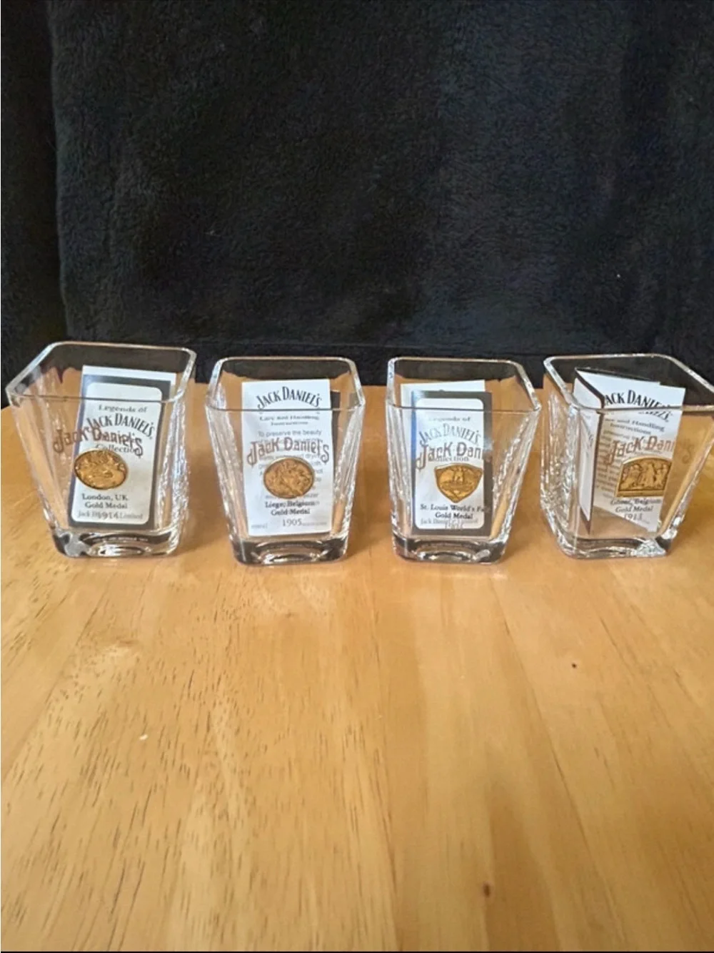 Vintage Legends of Jack Daniels 18-Shot Glass Collection